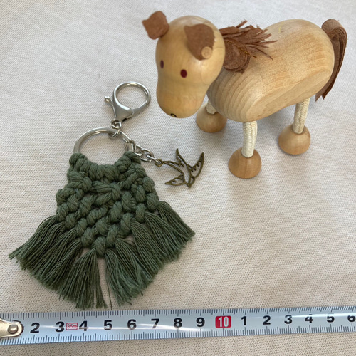 マクラメキーホルダー キーリング kotokotoshop 通販 15254085｜Creema