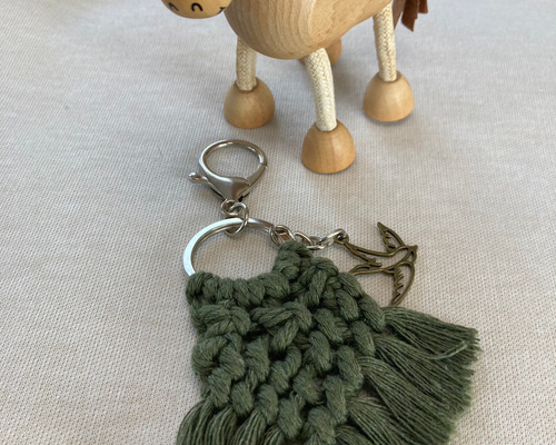 マクラメキーホルダー キーリング kotokotoshop 通販 15254085｜Creema