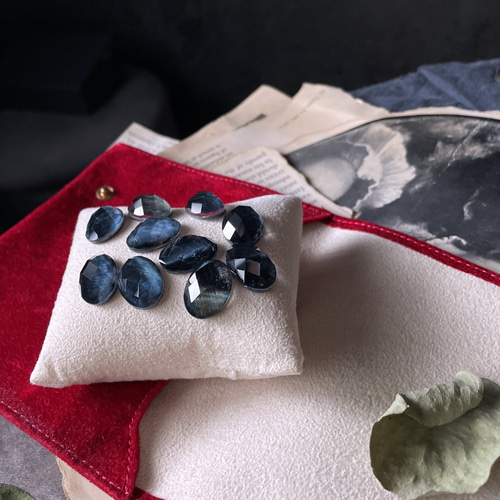 在庫限り‼ ブルータイガーアイ クリスタル silver925 リング ＊18mm