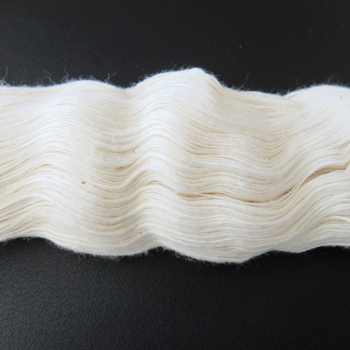 綿糸 10/1 スラブ糸 かせ きなり 約300g（1かせ約100g×3かせ