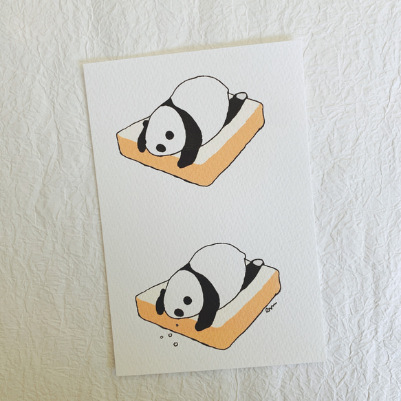 パンダのパンポストカードセット 2枚目の画像