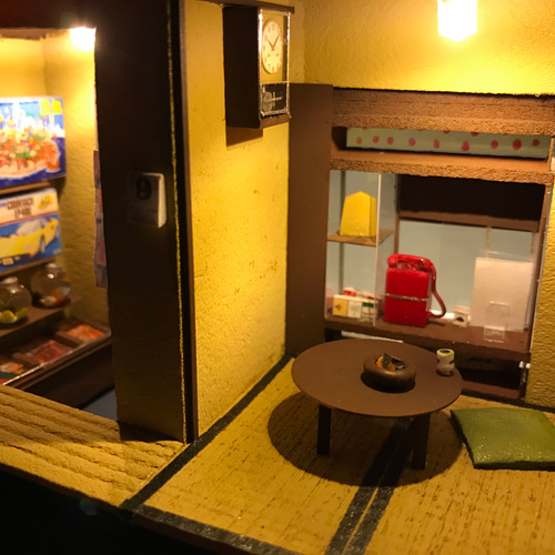 1/32 昭和の情景 タバコ屋と駄菓子屋 ジオラマ 完成品 立体・オブジェ