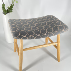 ミナペルホネン タンバリン dop ブルー スツール ハンドメイド 椅子