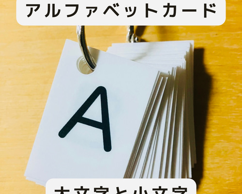 アルファベットカード 大文字と小文字 知育玩具 おもちゃ・人形 OQ