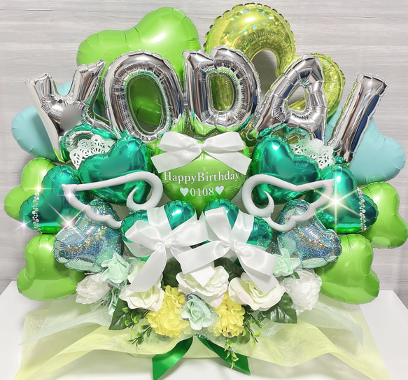 生誕祭バルーンギフト推し誕生日開店プレゼントフラワーアレンジメント