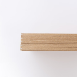 木製カフェトレー 正方形Lサイズ（330mm×330mm）クリスタルクサビ 4枚目の画像