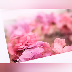 【受注製作商品】幸せ色を贈るフレームリースアレンジ 5枚目の画像