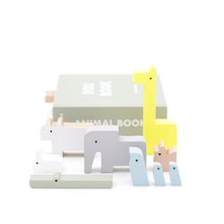 木のおもちゃdou? 【DOU BOOK】ANIMAL BOOK(どうぶつパズル） 6枚目の画像
