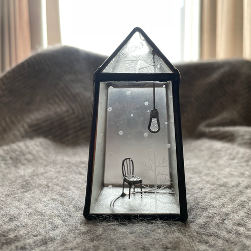 冬room」-① ステンドグラス オブジェ 立体・オブジェ tomori. 通販