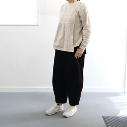 asymmetric overlap aran cut-sew 15枚目の画像