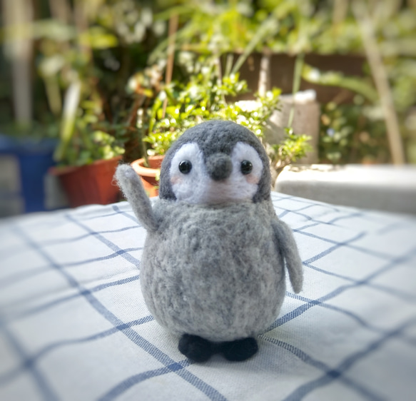 ウールフェルト アニマルズー ペンギンの赤ちゃん BBエンペラー