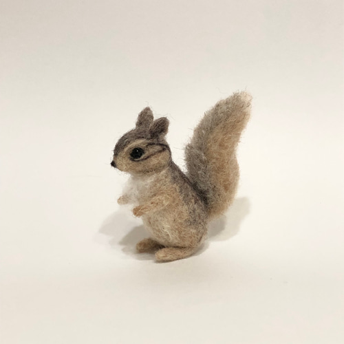 羊毛フェルト　リス 羊毛＊リス 羊毛フェルト 華梨 通販 15256107｜Creema(クリーマ)