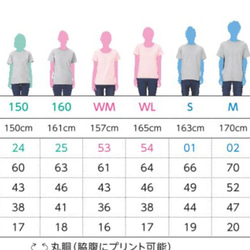 歌川国芳 ねこの視力検査Tシャツ　6色展開　女性用サイズ 8枚目の画像
