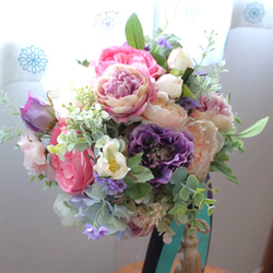 アーティフィシャル&プリザーブドフラワー ミックスアレンジメント