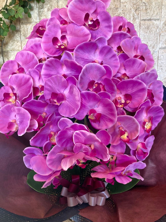 光触媒　人工観葉植物　ウォールグリーン　フェイク　フラワー　胡蝶蘭8250 7枚目の画像