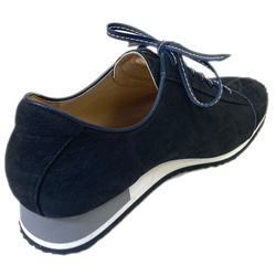 エレファント本革 メンズ タウンスニーカー 紳士靴 受注生産 携帯用靴ベラ付属 3枚目の画像