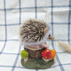 羊毛氈 動物 寵物 刺蝟 小物 鑰匙圈 匙扣 鎖匙 禮物 紀念 第5張的照片