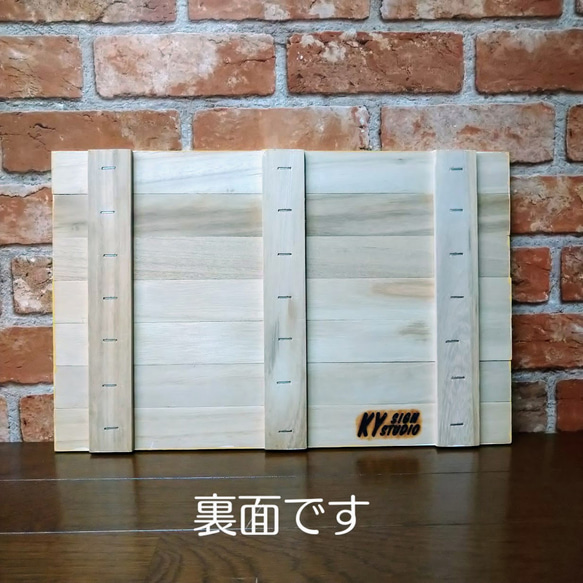 全国の【Yamamoto】さんへ♡木製おうちウェルカムボード 名前 表札 看板 サインボード 5枚目の画像
