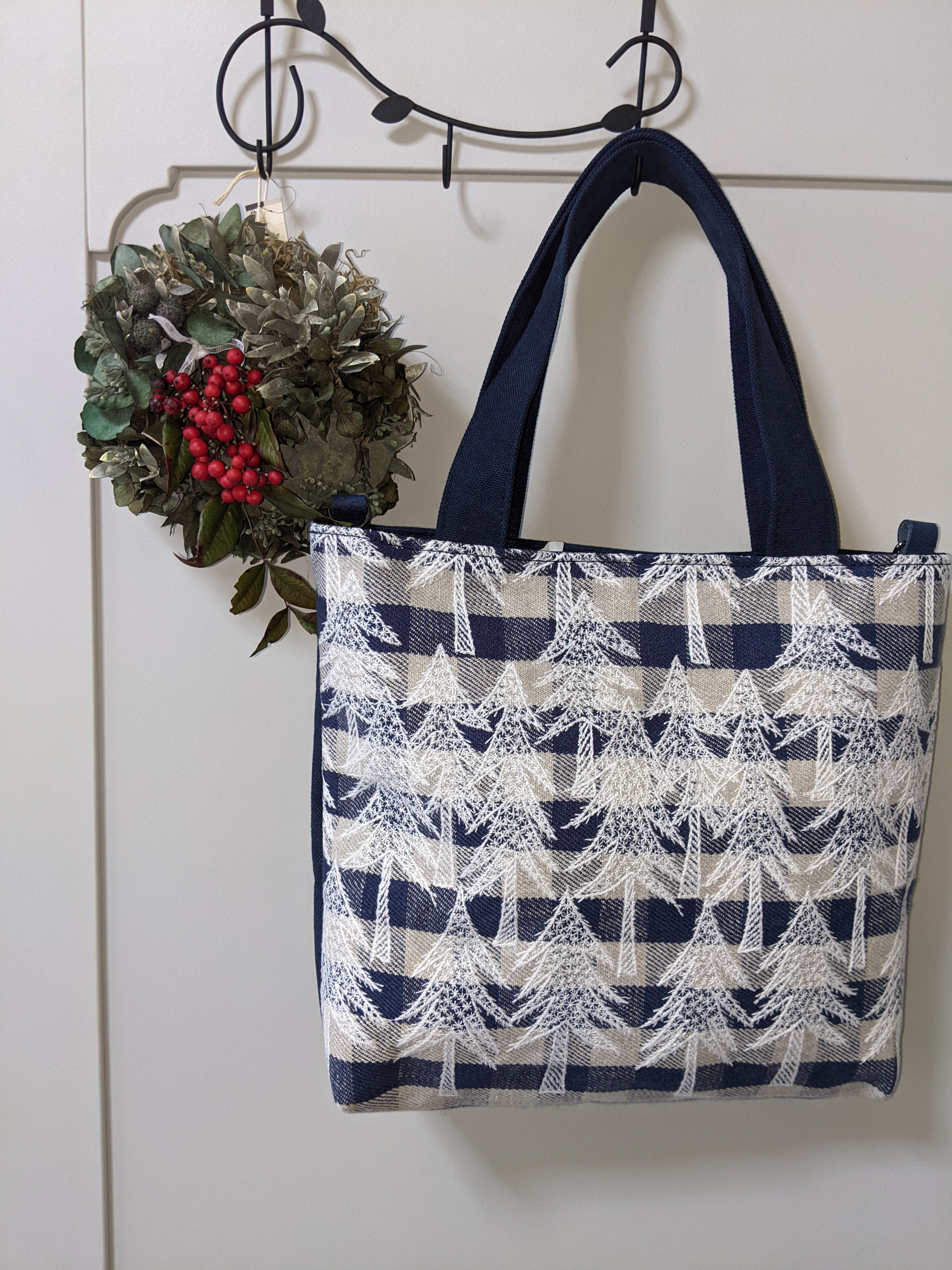 ミナペルホネン【land theater/navy】ランドシアターネイビー【受注製作】