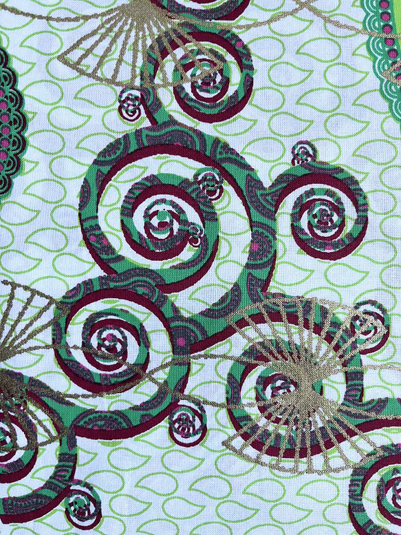 WOODIN アフリカ プリント生地 コットン 「魅了 attraction 」 8枚目の画像
