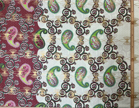 WOODIN アフリカ プリント生地 コットン 「魅了 attraction 」 4枚目の画像
