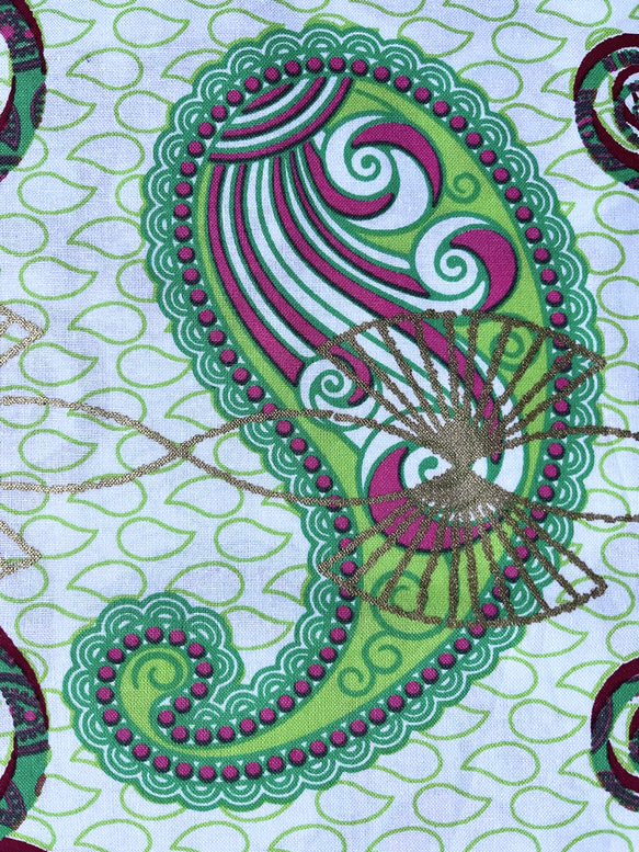 WOODIN アフリカ プリント生地 コットン 「魅了 attraction 」 11枚目の画像