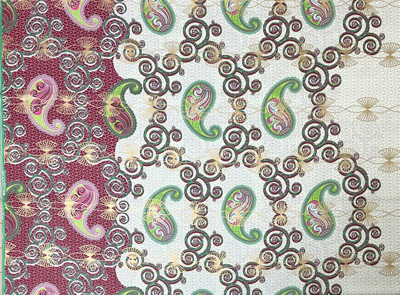 WOODIN アフリカ プリント生地 コットン 「魅了 attraction 」 3枚目の画像