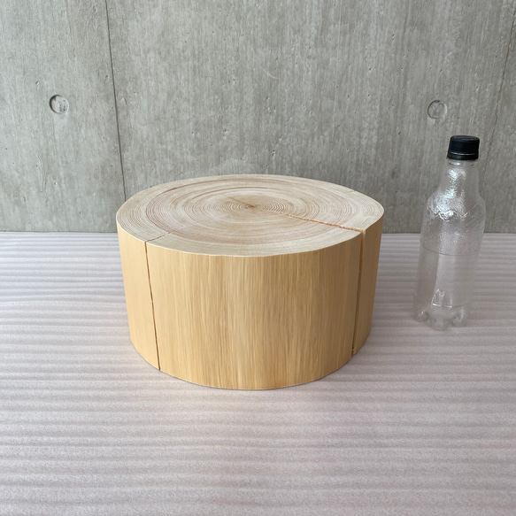 ひのきの切り株プレート】アクセサリー置き ピアス 時計 天然石 