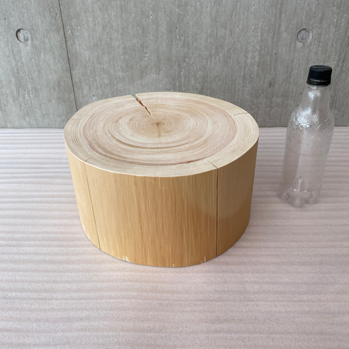 ひのきの切り株プレート】アクセサリー置き ピアス 時計 天然石