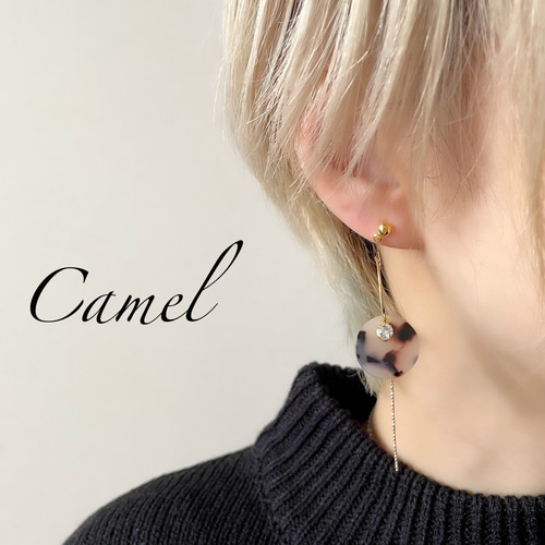 ✡『デザインスティックピアス』 （デザインスティックフックピアス  