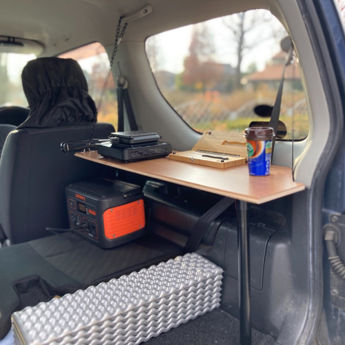 ジムニーjb23 分割ラゲッジ収納ボックス】ダーク色 ベテラン大工作