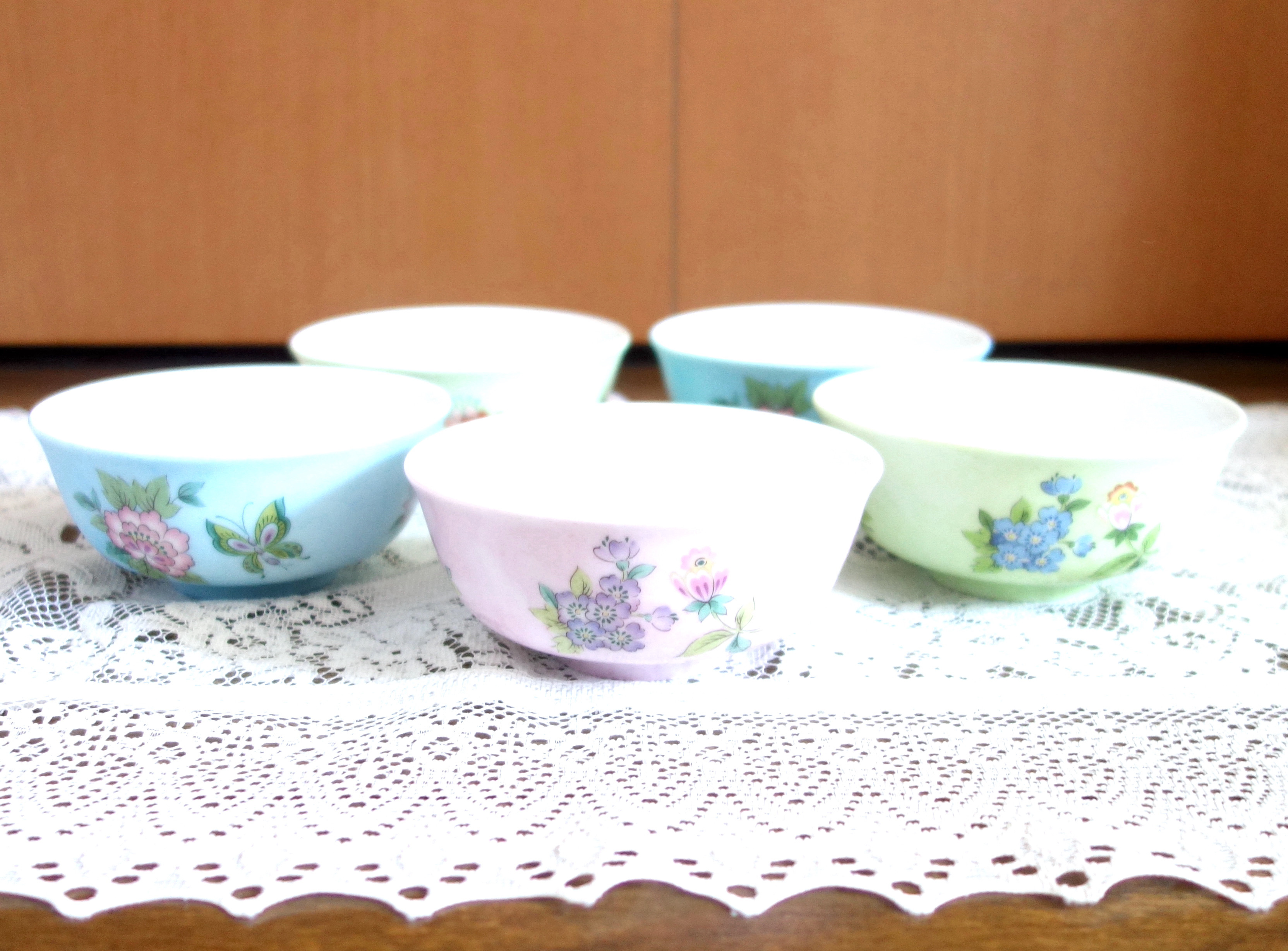 オリエンタルなスープカップ5個セット