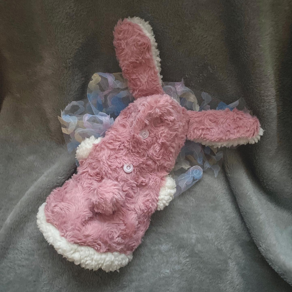 ピンクのバニーワンピ ∞TuTu∞ 犬服 ハンドメイド オーダーメイド うさ耳