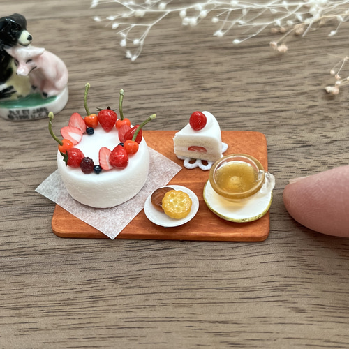 ミニチュア オレンジスイーツセットの通販 by 薫衣's shop｜ラクマ