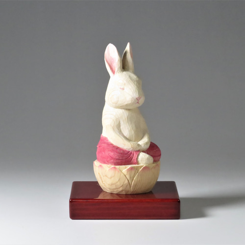 木彫り 座禅卯 卯仏2301 彫刻 仏屋さかい 通販 15257905｜Creema(クリーマ)