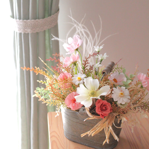 新品未使用　grand musée プリザーブドフラワーアレンジメント2点セット marimekko（マリメッコ） プリザーブドフラワー grand musee グラン