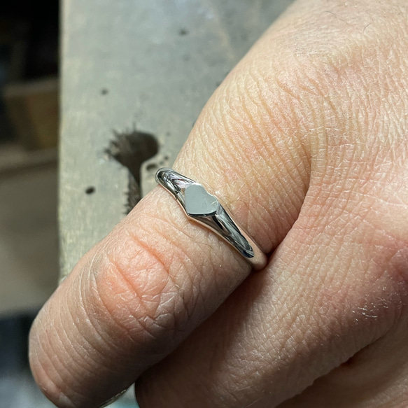 petit heart signet ring プチシグネットリング ver.ハート 4枚目の画像