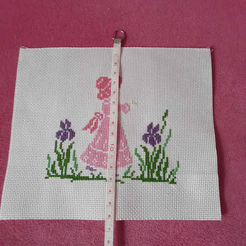 38 クロスステッチ ハンドメイド完成品刺繍