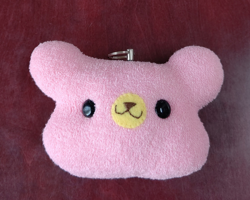 くまくみゃパスケース新品ピンク くまくみゃパスケース新品ピンク くみゃちゃんパスケースポーチ