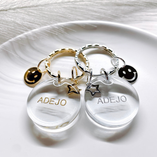 kaimom アルファベットオブジェ ウッドオブジェ ニコちゃん 星 ELEMENTS アルファベット イニシャル 星型 スター オブジェ 木製