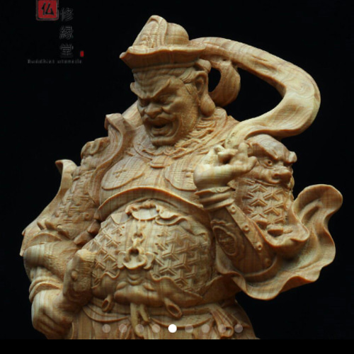 最高級 木彫り 仏像 四天王立像一式 柘植材 仏教工芸 精密彫刻 F 最高級 木彫り 仏像 四天王立像一式 柘植材 仏教工芸 精密彫刻 F