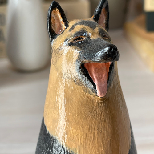 犬小法師 K9 イヌのオブジェ ソーシャルグッド シェパード 立体