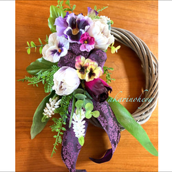 新品未使用☆春色のリース、A 新品未使用☆春色のリース、A