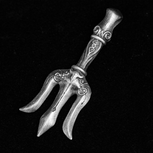 トライデント スターリングシルバー ペンダント、ネプチューンの銀の槍