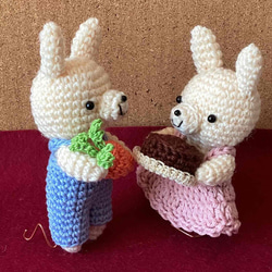 バレンタインデー　ウサギのカップル 3枚目の画像