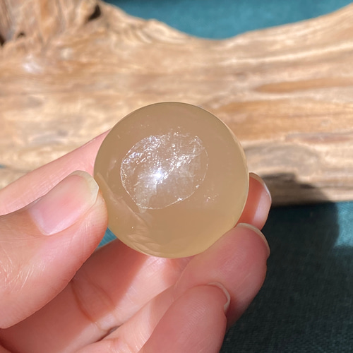 すごい虹！ジラソルクォーツ スフィア めちゃくちゃ可愛い デカ