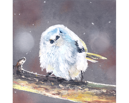 鳥 原画 飛ぶ 白い鳥 絵画 アクリル ガッシュ 明るい ほろ苦い