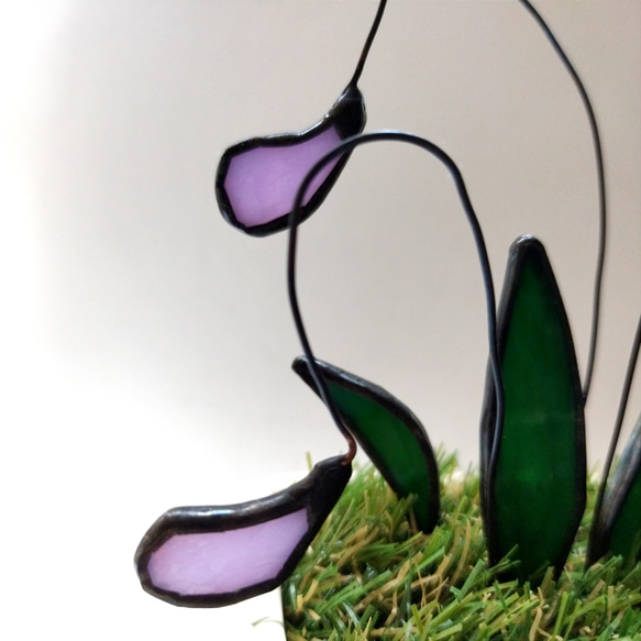 ステンドグラス雑貨　造花　置物　誕生日プレゼント　サンキャッチャー　玄関の飾り　季節物　洋風インテリア　　送料無料 3枚目の画像