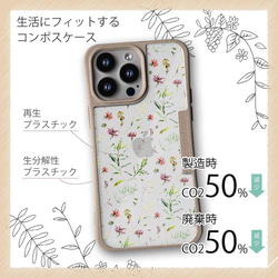 iPhone15/iPhone15Pro/iPhone15Plus/送料無料 TPU風 ナチュラルハーブ ピンク 花柄 7枚目の画像