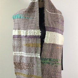暖かい 手織り マフラー ウールマフラー/プレゼント(86) 7枚目の画像